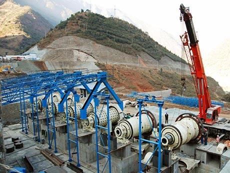 磷礦石選礦生產現(xiàn)場